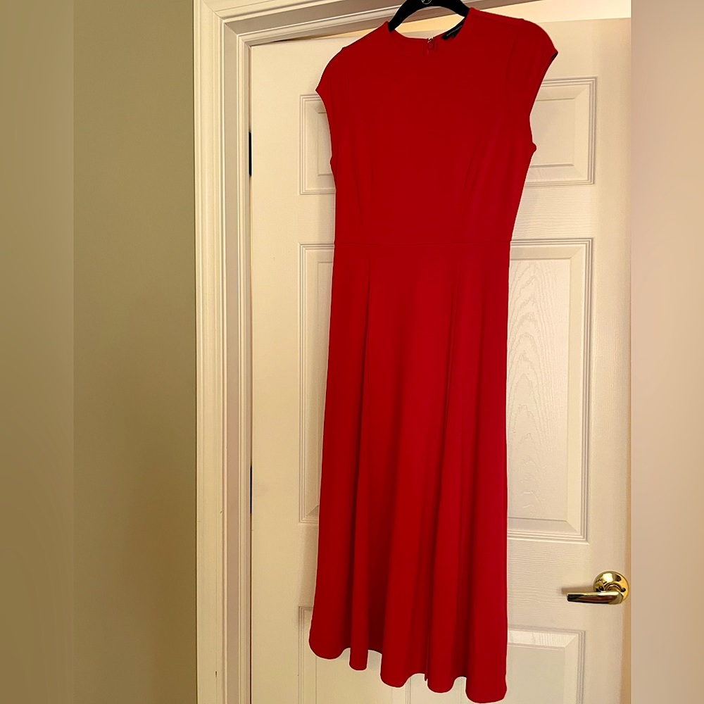 Banana Republic red jersey dress, size 2.